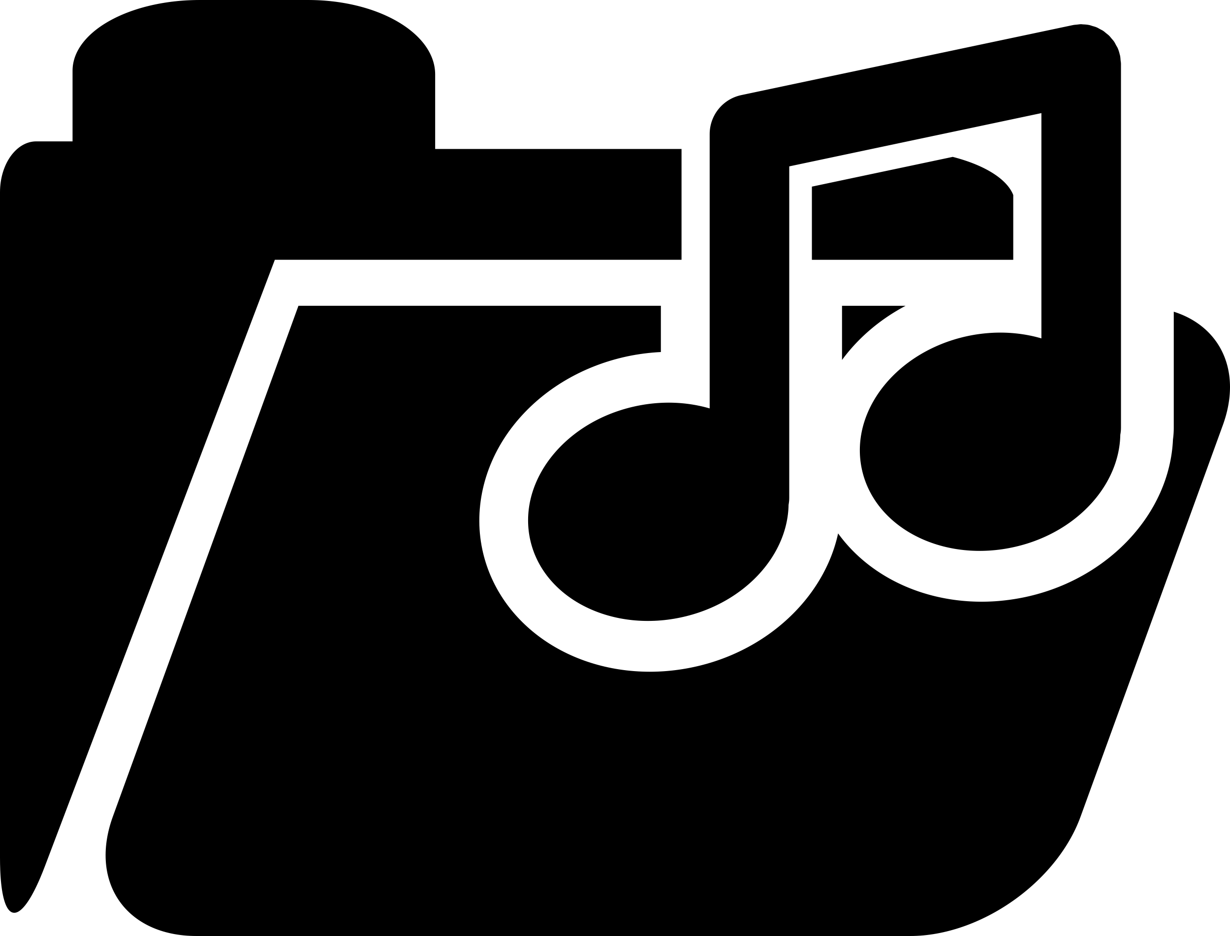 Music Note On Folder Outline Icon Svg Set Free Vectors